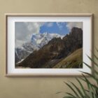Montblanc mountain view landscape fine art print