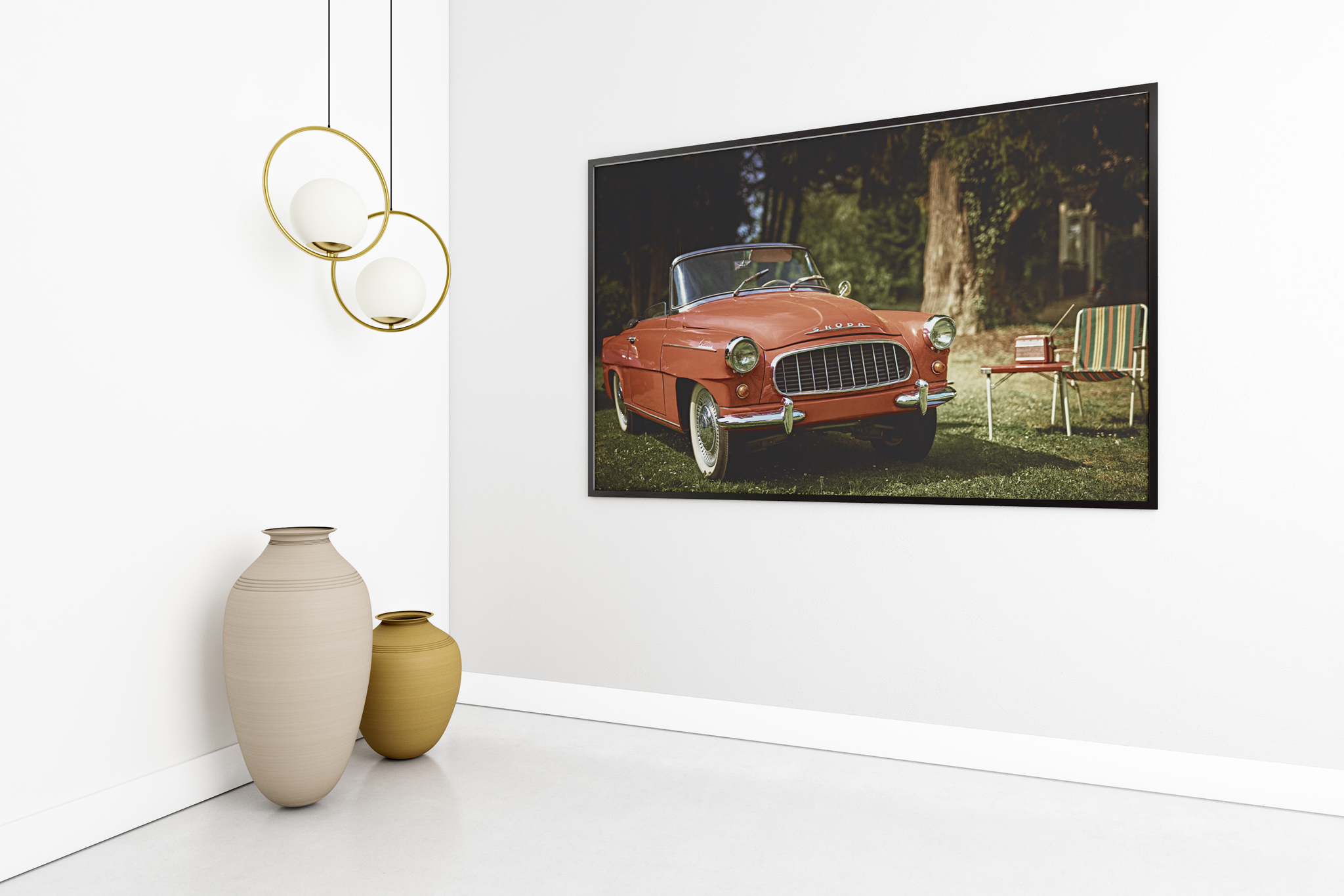 Vintage Skoda Convertible-Fine Art Print